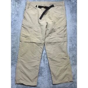 The North Face Convertible Cargo Performance Pants Mens 2XL (41x30) Beige Hiking